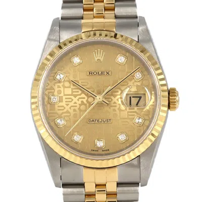 Pre-owned Rolex Stainless Steel Yellow Gold Wristwatch () In Multi