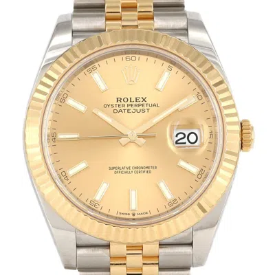 Pre-owned Rolex Stainless Steel Yellow Gold Wristwatch () In Multi