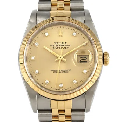 Pre-owned Rolex Stainless Steel Yellow Gold Wristwatch () In Multi