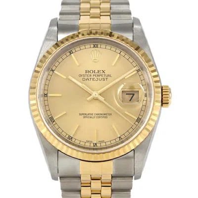 Pre-owned Rolex Stainless Steel Yellow Gold Wristwatch () In Multi