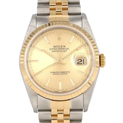 Pre-owned Rolex Stainless Steel Yellow Gold Wristwatch () In Multi