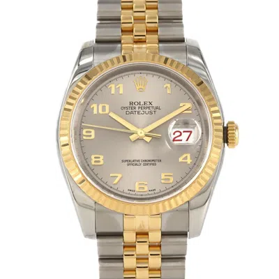 Pre-owned Rolex Stainless Steel Yellow Gold Wristwatch () In Multi