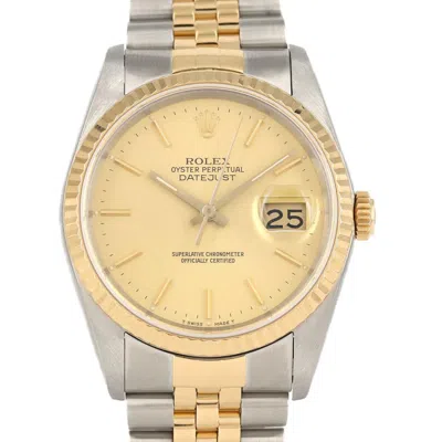 Pre-owned Rolex Stainless Steel Yellow Gold Wristwatch () In Multi