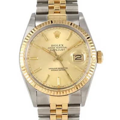 Pre-owned Rolex Stainless Steel Yellow Gold Wristwatch () In Multi