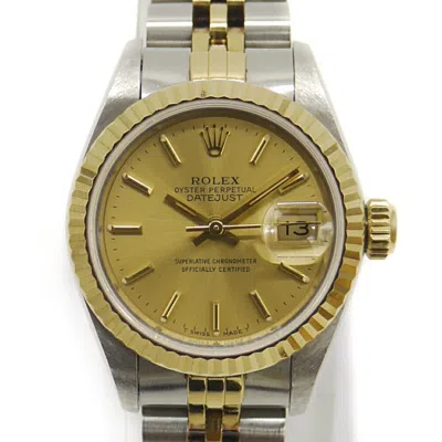 Pre-owned Rolex Stainless Steel Yellow Gold Wristwatch () In Multi