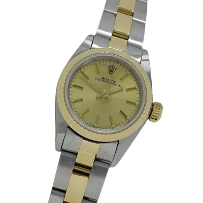 Pre-owned Rolex Stainless Steel Yellow Gold Wristwatch () In Multi