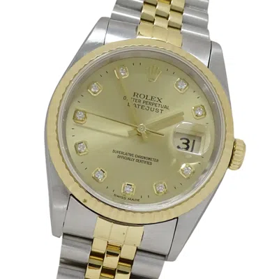 Pre-owned Rolex Stainless Steel Yellow Gold Wristwatch () In Multi