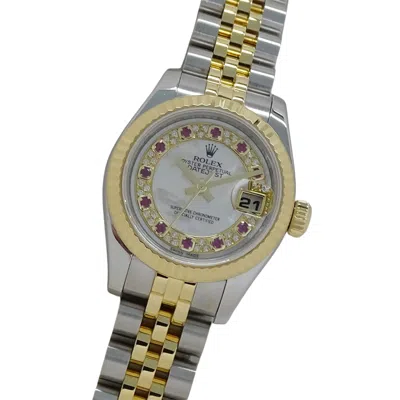 Pre-owned Rolex Stainless Steel Yellow Gold Wristwatch () In Multi