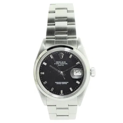 Pre-owned Rolex Steel Oyster Perpetual Date With Original Bracelet, Late 1960's In Multi