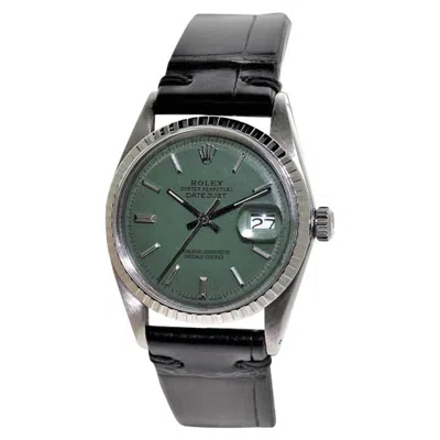 Pre-owned Rolex Steel Oyster Perpetual Datejust Ref 1603 Custom Dial, Early 1970's In Multi