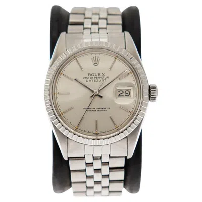 Pre-owned Rolex Steel Quickset Datejust With Original Box And Papers From 1978 Or 1979 In Multi