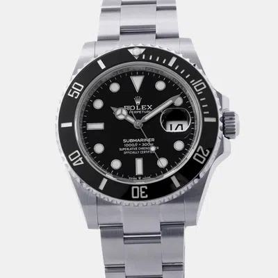 Pre-owned Rolex Submariner 126610ln Black Stainless Steel Automatic Men's Watches 41mm