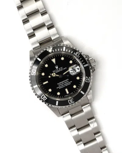 Rolex Submariner 40mm 1995 Watch In Metallic