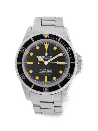 Pre-owned Rolex Submariner 40mm Watch In Black