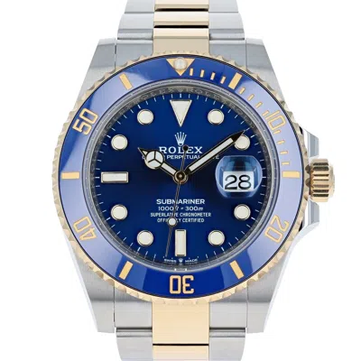 Pre-owned Rolex Submariner Date 126613lb Blue Bluesy Unworn 2024 Gold Steel 41 Mm