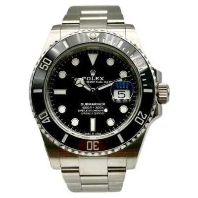 Pre-owned Rolex Submariner Date 41mm Oystersteel With Box And Papers In Multi