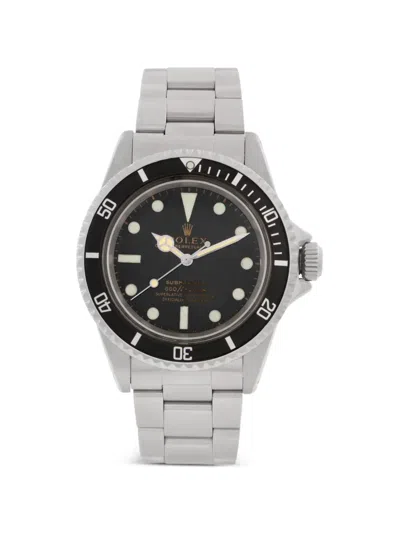 Pre-owned Rolex Submariner No Date 40mm Watch In Black