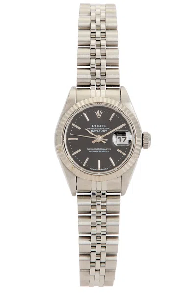 Pre-owned Rolex T-number Datejust 69174 Watch In Silver