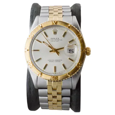 Pre-owned Rolex Two Tone Steel And Gold Datejust "thunderbird" From 1964 All Original In Multi