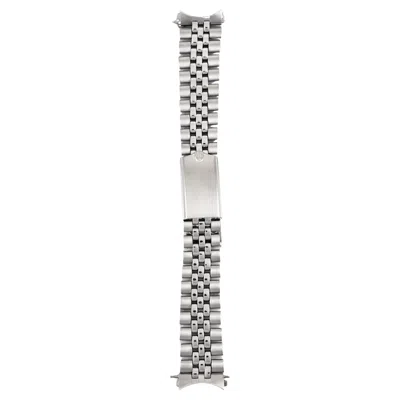 Pre-owned Rolex Usa Jubilee Bracelet, 20mm Watch In Stainless Steel, 1960s In Multi