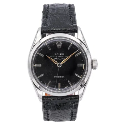 Pre-owned Rolex Vintage 1950s  Oyster Perpetual Airking Stainless Mens Watch Ref. 6480 In Multiple