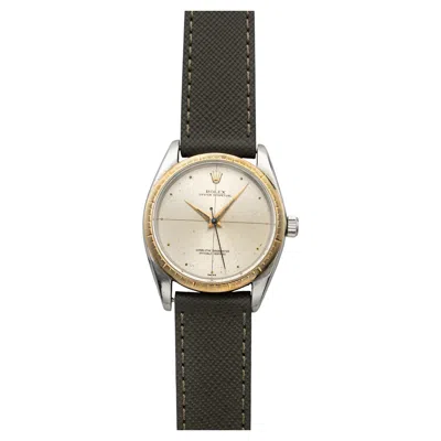 Pre-owned Rolex Vintage 1960  Zephyr Oyster Perpetual 1008 Tt Crosshair Dial Auto 34mm In Multi