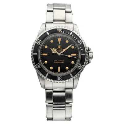 Pre-owned Rolex Vintage 1965  Submariner 5513 Stainless Steel Gilt Dial Automatic 40 Mm In Multi