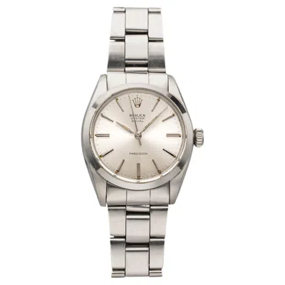 Pre-owned Rolex Vintage 1966  Oyster Royal 6426 Stainless Steel Silver Dial Manual 34mm In Multi