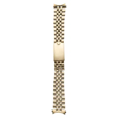 Pre-owned Rolex Vintage 1970s  Jubilee 14k Yellow Gold Bracelet 19mm Lug