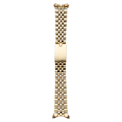Pre-owned Rolex Vintage 1970s  Jubilee 6311 14k Yellow Gold Bracelet 19 Mm