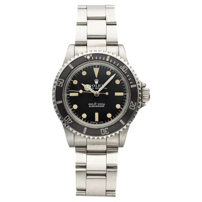 Pre-owned Rolex Vintage 1978  Submariner 5513 Stainless Steel Black Dial Auto 40mm