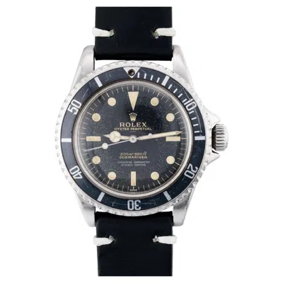 Pre-owned Rolex Vintage 5512 Gilt Underline Dial Pointed Crown Guard Submariner Full Set In Multi