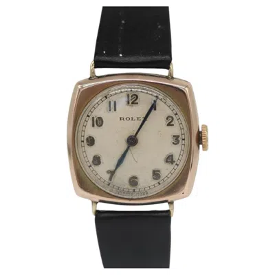 Pre-owned Rolex Vintage 9ct Rose Gold – 26mm – Manual Wind – 1938 In Red