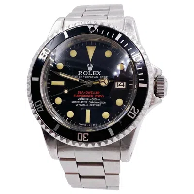 Pre-owned Rolex Vintage  1665 Double Red Sea Dweller Stainless Steel 40mm 1972