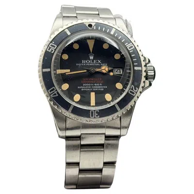 Pre-owned Rolex Vintage  Double Red Sea Dweller 1665 Rare Mk 3 Dial With Patina 40mm Steel
