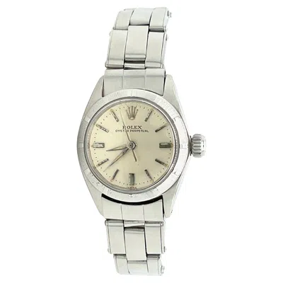 Pre-owned Rolex Vintage  Oyster Perpetual Dial Ladies Watch Ref. 6623 In Multi