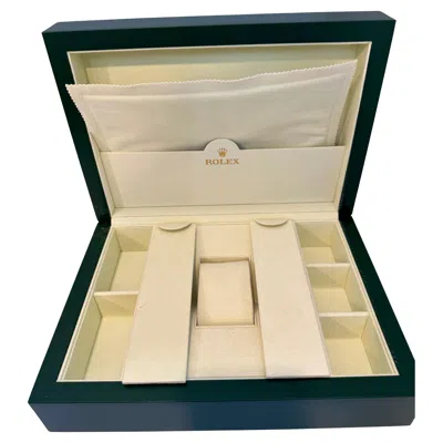 Pre-owned Rolex Watch Box, New Creme Empty Acs. Oyster Perpetual Daytona Gmt Datejust In Multi