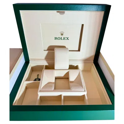 Pre-owned Rolex Watch Box, New Creme Empty Acs. Oyster Perpetual Daytona Gmt Datejust In Multi