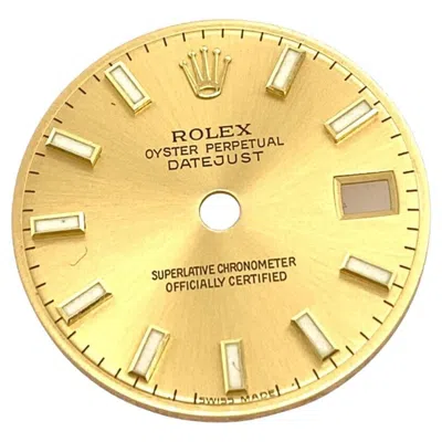 Pre-owned Rolex Watch Dial Oyster Perpetual Date Just 13/179178-12 In Multi