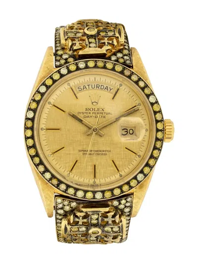 Pre-owned Rolex X Loree Rodkin 36mm In Gold