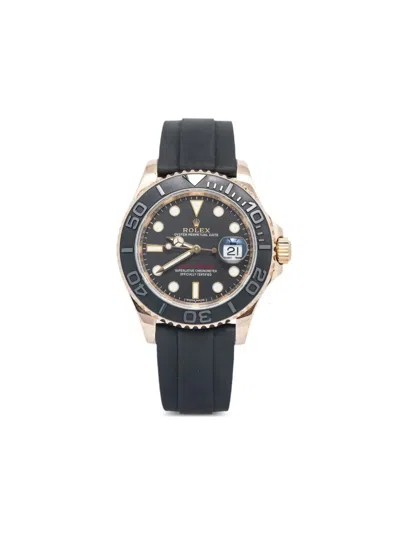 Pre-owned Rolex Yacht-master 40mm In Black