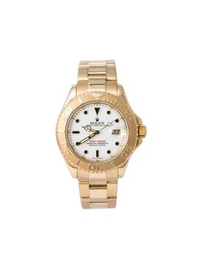 Pre-owned Rolex Yacht-master 40mm In White