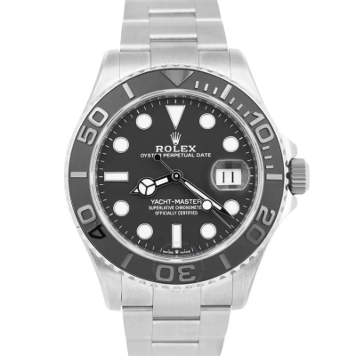 Rolex Yacht-master 42 Rlx Titanium Automatic Chronometer Men's Watch 226627-0001 In Black / Grey
