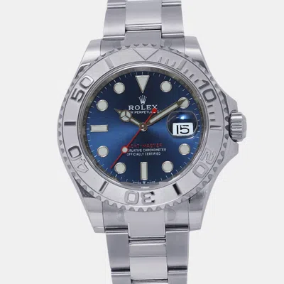Pre-owned Rolex Yacht-master 126622 Blue Stainless Steel Automatic Men's Watches 40mm