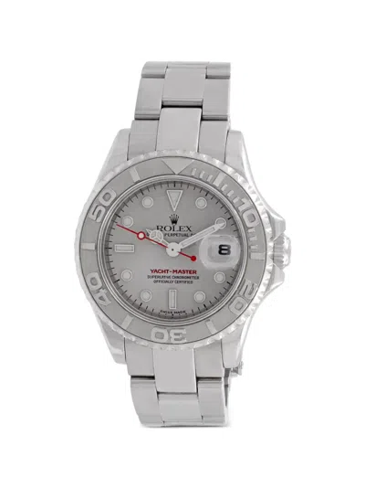 Pre-owned Rolex Yacht-master 29mm Watch In 银色
