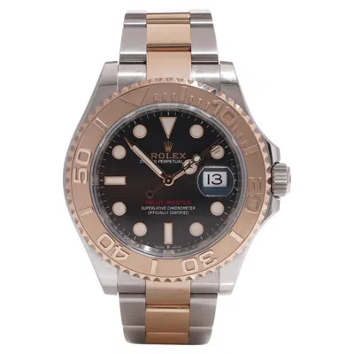 Pre-owned Rolex Yacht-master 40mm Automatic Men's Watch, 18kt Gold & Steel, 2021 In Multi