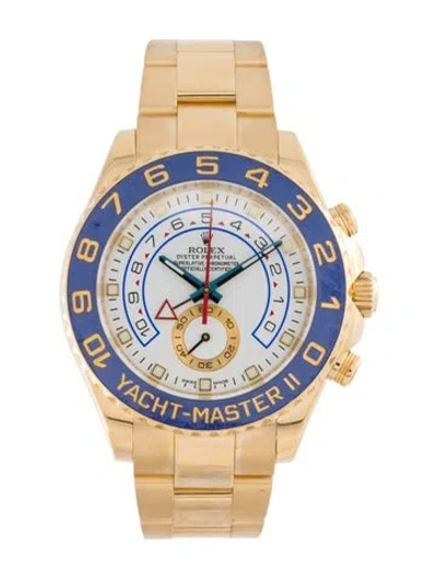 Pre-owned Rolex Yacht-master Ii Watch, 44mm In Multi