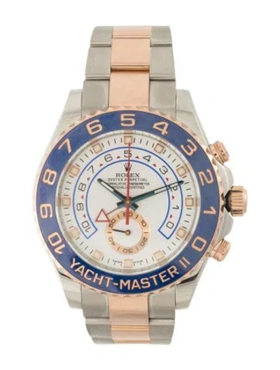 Pre-owned Rolex Yacht-master Ii Watch, 44mm In Multi