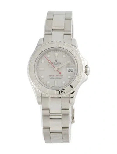Pre-owned Rolex Yacht-master Watch, 29mm In Multi