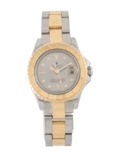 Pre-owned Rolex Yacht-master Watch, 29mm In Multi